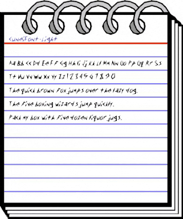 CuneiFont-Light Regular animated font preview