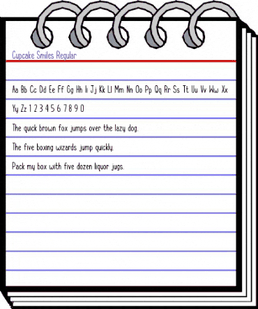 Cupcake Smiles Regular animated font preview Cupcake Smiles Regular animated font preview