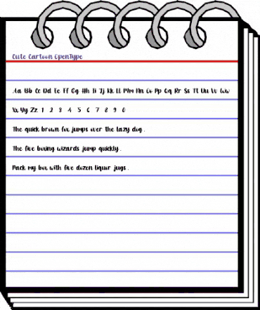 Cute Cartoon Regular animated font preview Cute Cartoon Regular animated font preview