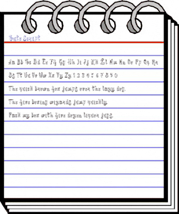 Cute Script Regular animated font preview Cute Script Regular animated font preview