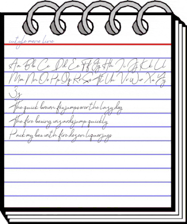 Cutyle Monoline Script Demo Regular animated font preview Cutyle Monoline Script Demo Regular animated font preview