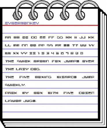 CyberMonkey Regular animated font preview CyberMonkey Regular animated font preview