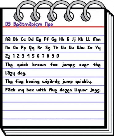 D3 Beatmapism Neo Regular animated font preview D3 Beatmapism Neo Regular animated font preview