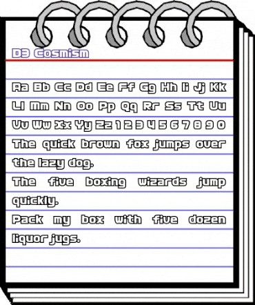 D3 Cosmism Regular animated font preview D3 Cosmism Regular animated font preview