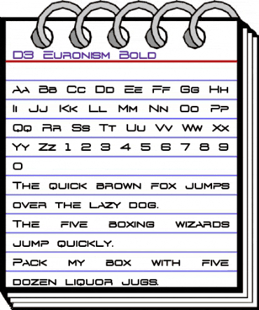 D3 Euronism Bold Regular animated font preview D3 Euronism Bold Regular animated font preview