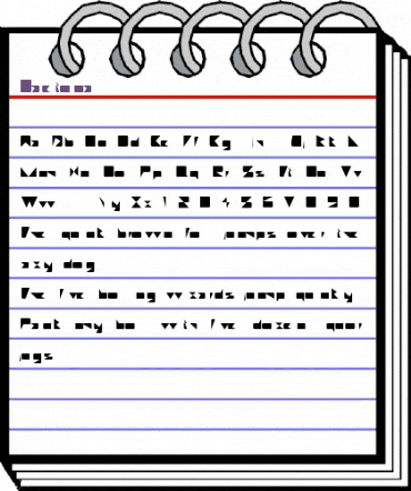 Daetona Regular animated font preview