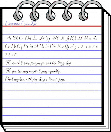 Dagestan Regular animated font preview