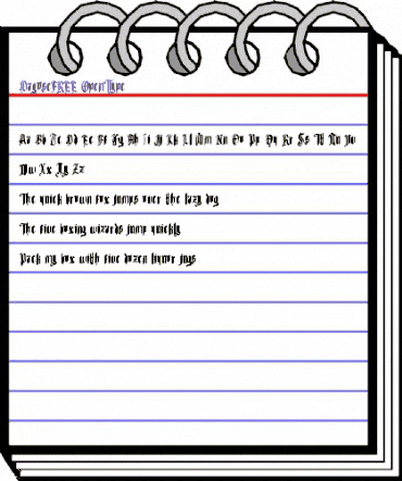 Dagose FREE Regular animated font preview Dagose FREE Regular animated font preview