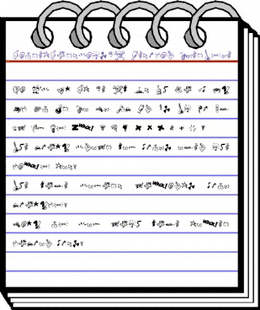 DamnedDingbatsEF Regular animated font preview DamnedDingbatsEF Regular animated font preview