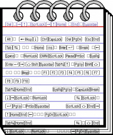 Dartworth Keys Regular animated font preview Dartworth Keys Regular animated font preview
