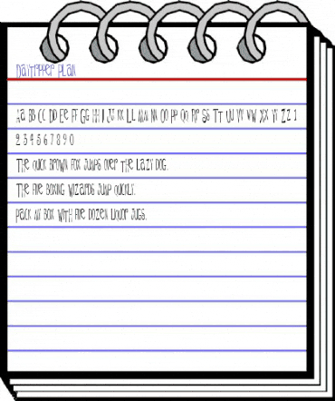 Daytripper Plain animated font preview