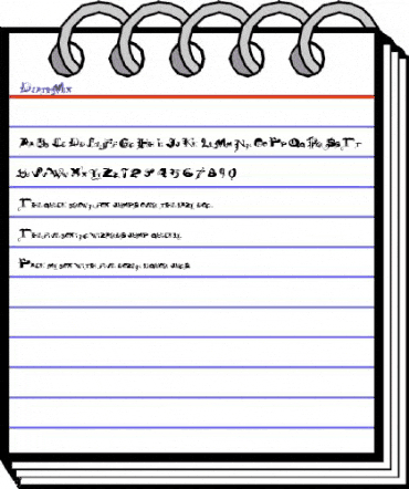 DeathMix Regular animated font preview DeathMix Regular animated font preview