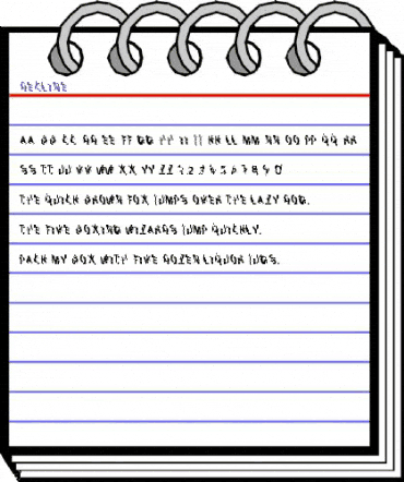 Decline Regular animated font preview