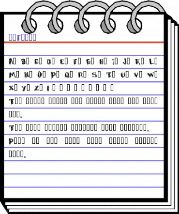 deFaced Regular animated font preview deFaced Regular animated font preview