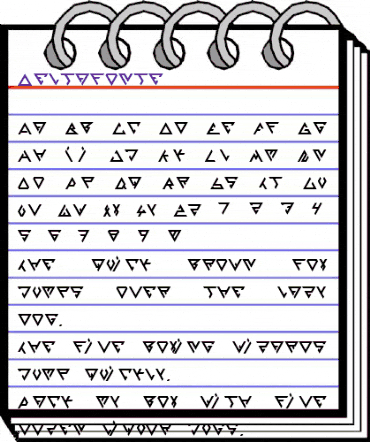 Deltafonte Regular animated font preview