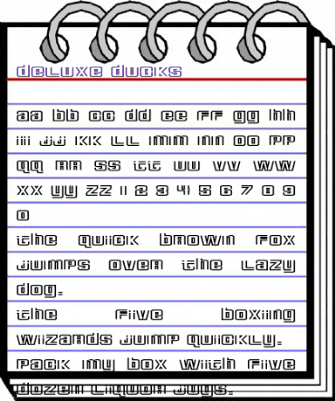 Deluxe Ducks Regular animated font preview Deluxe Ducks Regular animated font preview