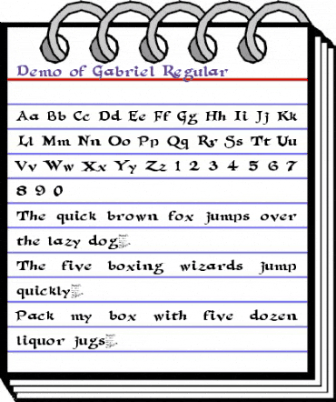 Gabriel Regular Demo lar animated font preview Gabriel Regular Demo lar animated font preview