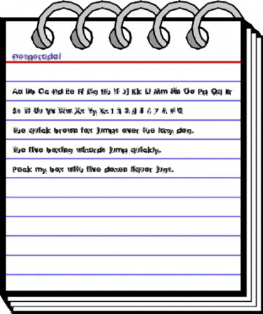 Desperado! Regular animated font preview