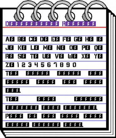 Destructive Regular animated font preview Destructive Regular animated font preview