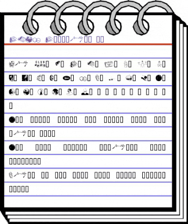 DEVO Dingbats 1.0 Regular animated font preview