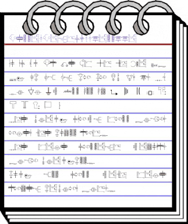 DexisDingbatsSixSSi Regular animated font preview