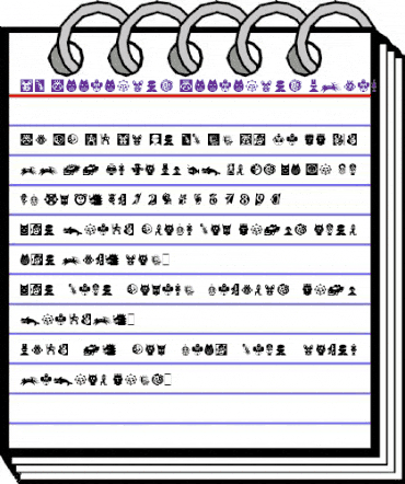 Df Regular animated font preview