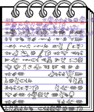 Df Regular animated font preview