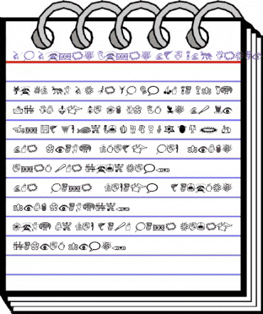 Df Daves Raves Two ITC Medium animated font preview