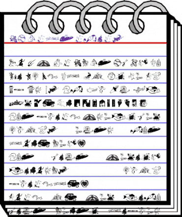 DF Eclectics Regular animated font preview