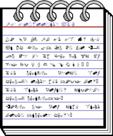 DF Fontoonies ITC Regular animated font preview