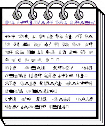 Df Gargoonies ITC Medium animated font preview