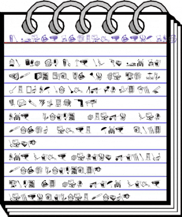 DF Home Improvement ITC Regular animated font preview