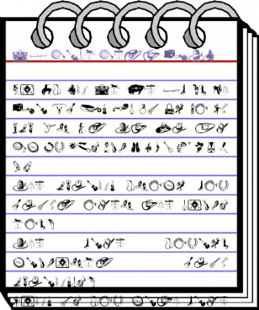 DF Wild West ITC Regular animated font preview