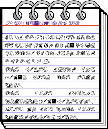 DfTotSpotsITC TT Regular animated font preview