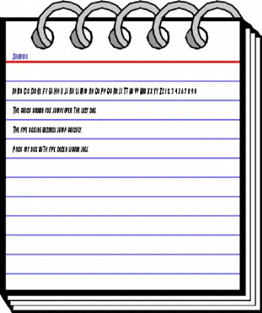 Dharma Regular animated font preview