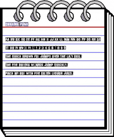 Dharma Punk Regular animated font preview Dharma Punk Regular animated font preview