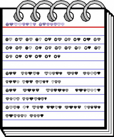 Diamondo Regular animated font preview