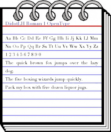 Linotype Didot Roman animated font preview Linotype Didot Roman animated font preview