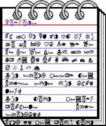 Dingies Regular animated font preview