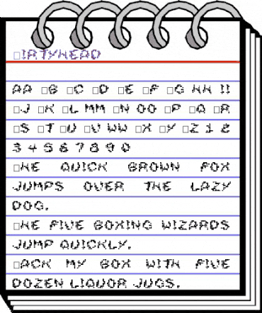 DirtyHead Regular animated font preview