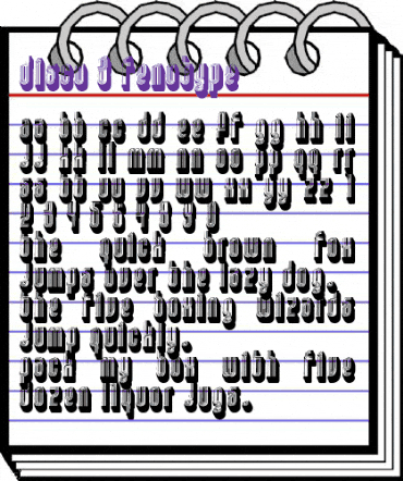 disco 3 fenotype animated font preview