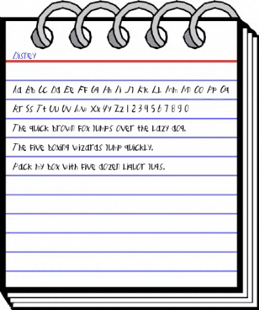 Disney Regular animated font preview