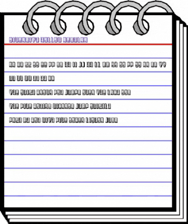 Diversity Hollow Regular animated font preview