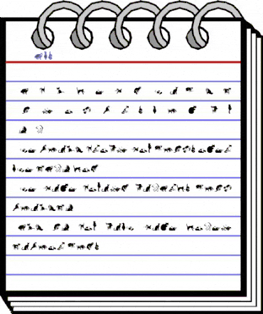 DJ Cats Regular animated font preview