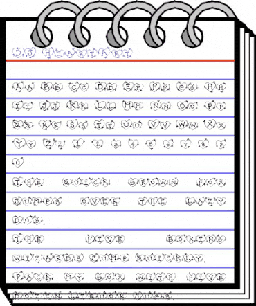 DJ HeartArt Regular animated font preview DJ HeartArt Regular animated font preview