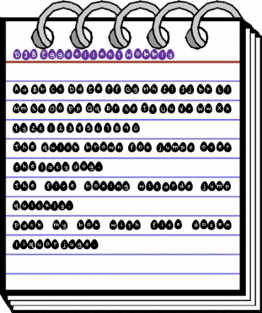 DJB Eggsellent Wobbly Regular animated font preview