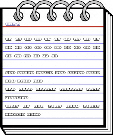 Dna Normal animated font preview