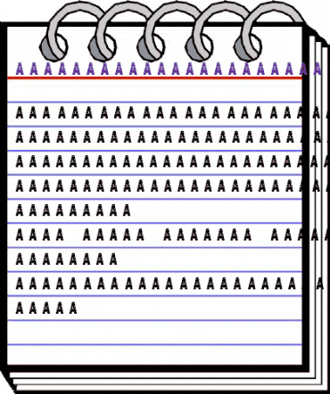 DOCALLISME HAS PATTERN Regular animated font preview