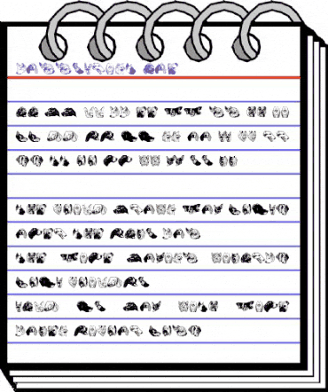 DoggyPrint AOE Regular animated font preview