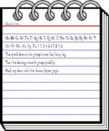 Doghouse Medium animated font preview